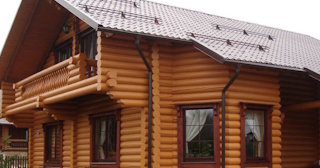 Строительство дома из оцилиндрованного бревна в Карпинске - от 135980 рублей