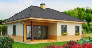 Строительство одноэтажных домов Карпинск цена от 24058 руб. м2